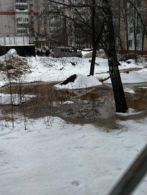 Ул. Шубиных в Иванове затопило
